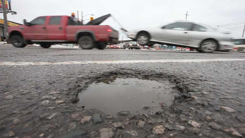 Pothole season hits hard and early across eastern U.S.